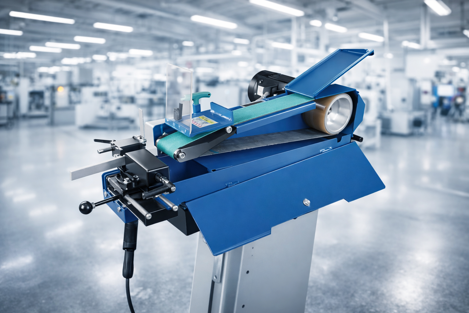 Fémipari szalagcsiszológép - Metallkraft áthatás csiszoló