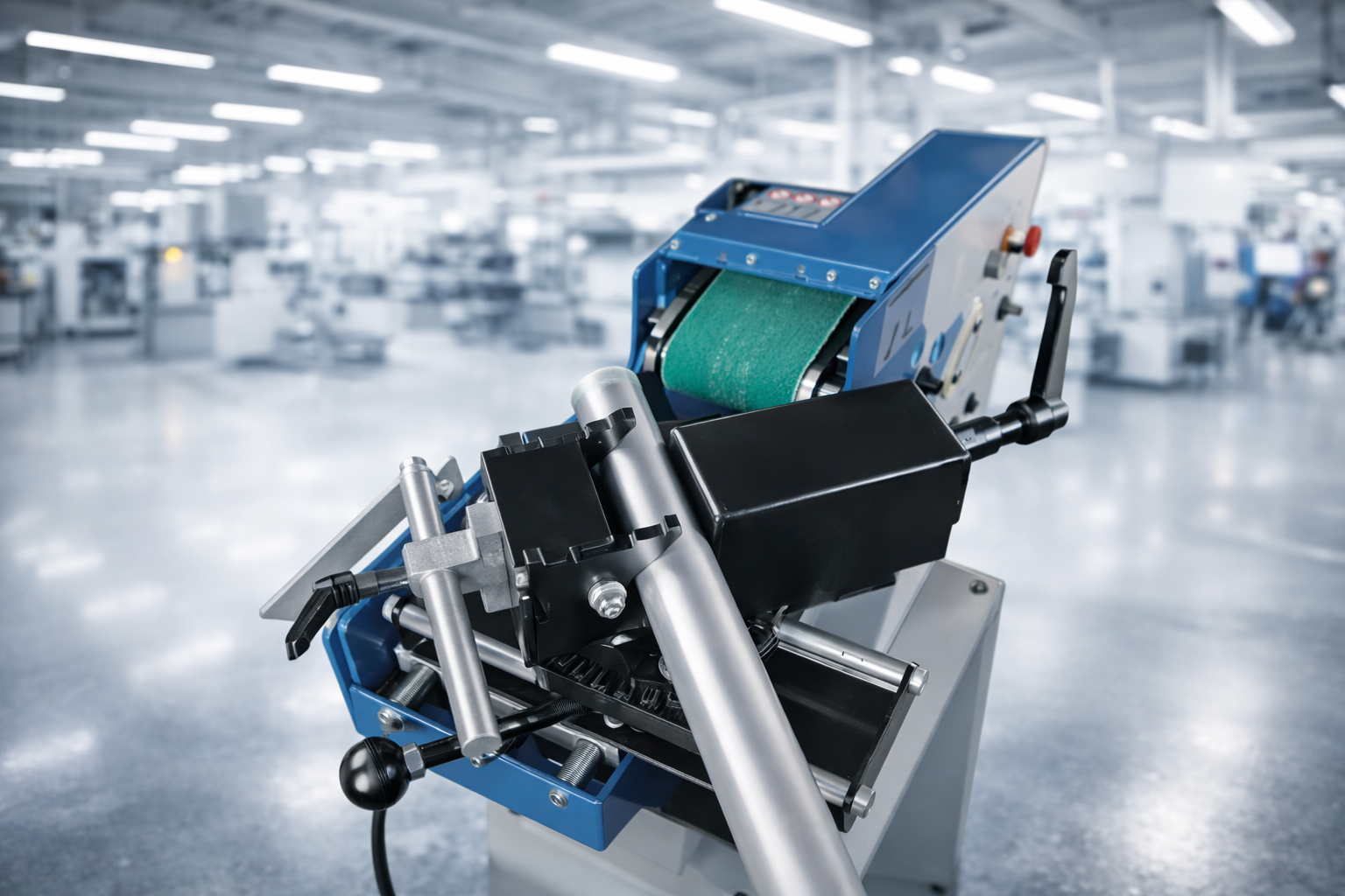 Fémipari szalagcsiszoló gép - áthatás csiszoló műszaki paraméterek