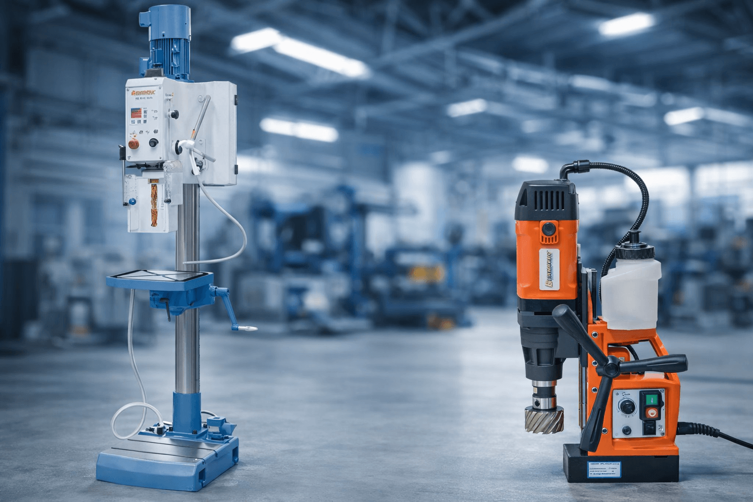 Oszlopos fúrógép összehasonlítása mágnestalpa fúrógépekkel