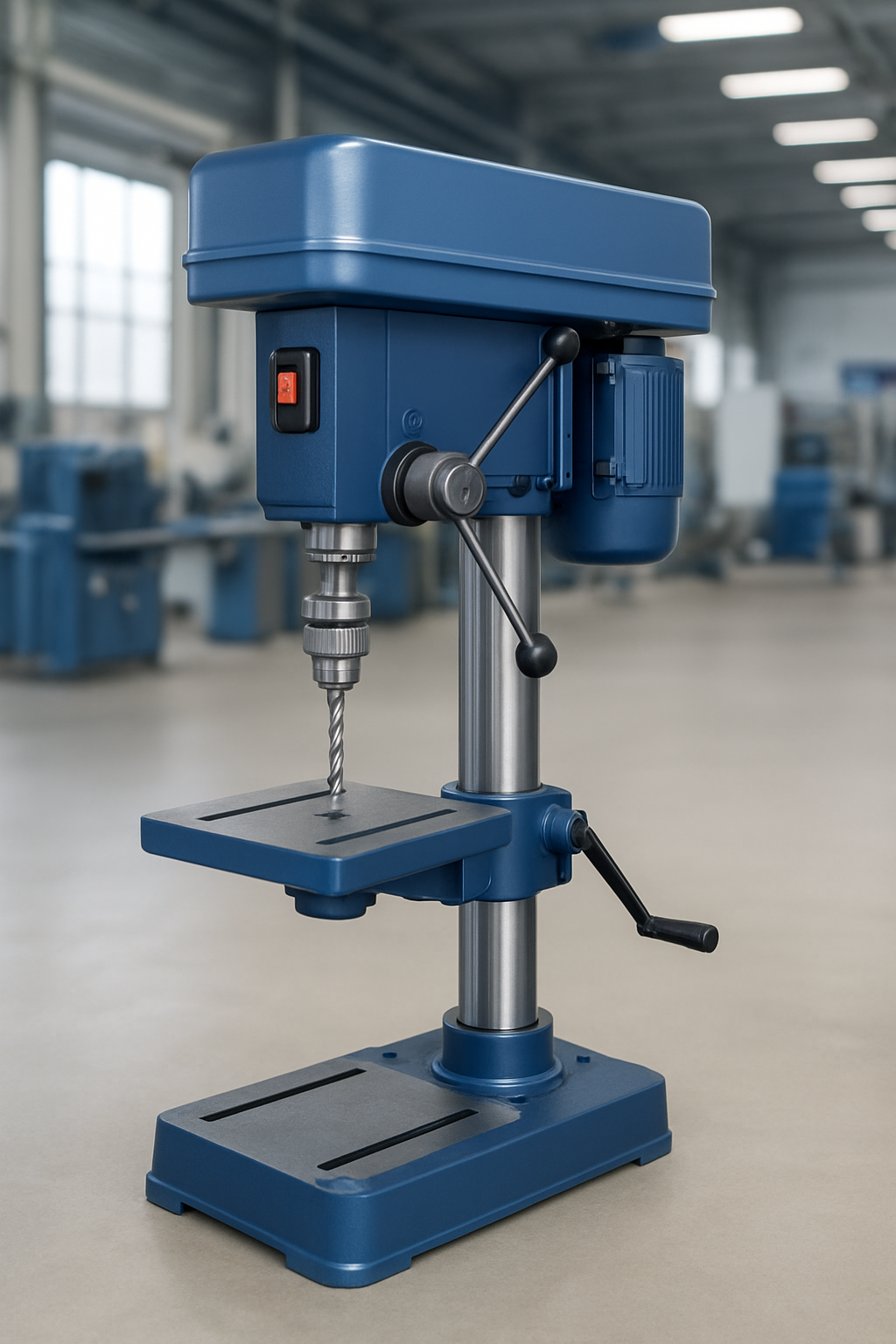 Ipari oszlopos fúrógép használata és karbantartása