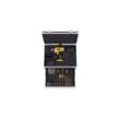 POWERPLUS Sárga akkumulátoros fúró-csavarozó szett kofferben (POWX0026LI) - 18 V