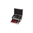 KREATOR Szerszámkoffer alumínium/fekete (KRT640601B) - 420x300x205 mm/1 db fiók