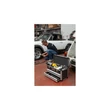 KREATOR Szerszámkoffer alumínium/fekete (KRT640602B) - 523x240x305 mm/2 db fiók
