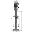 OPTIMUM OPTIdrill D 26 Pro fémipari oszlopos fúró
