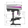 OPTIdrill DP 26-T Asztali fúrógép (750W, 230V) OPTIdrill DP 26-T Asztali fúrógép (750W, 230V)