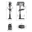 OPTIMUM OPTIdrill DQ32 oszlopos fúrógép