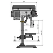 OPTIMUM Fúrógép OptiDrill DQ20V (0,75kW, 230V)