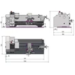 OPTIMUM OPTI TU2506 Esztergagép (D240x550mm. 125-2000 f/p, 750W/230V)