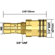 PARWELD XP8 KÖZDARABOK - M8x52 mm/200A, 300A, 320W