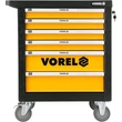 VOREL Szerszámkocsi (58540) - 6 fiók/177 db-os