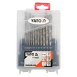 YATO Csigafúró készlet HSS Co - 1-10 mm/19 részes