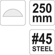 YATO Félkerek ráspoly - 250 mm