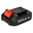 YATO Akkumulátoros sarokcsiszoló csomagban - 125 mm (2,0 Ah + 3,0 Ah + töltő)