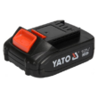 YATO Akkumulátoros sarokcsiszoló csomagban - 125 mm (2,0 Ah + 3,0 Ah + töltő)