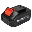 YATO Akkumulátoros sarokcsiszoló csomagban - 125 mm (2,0 Ah + 3,0 Ah + töltő)