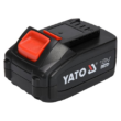 YATO Akkumulátoros sarokcsiszoló csomagban - 125 mm (2,0 Ah + 3,0 Ah + töltő)