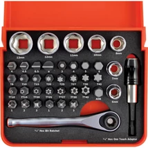 KENNEDY Dugókulcs és bitkészlet (KEN5827910K) - 39 részes KENNEDY Dugókulcs és bitkészlet (KEN5827910K) - 39 részes