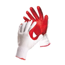 CERVA FF HS-04-007 Védőkesztyű mártott - piros/10
