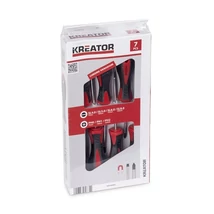 KREATOR Csavarhúzó készlet mágneses SL/PH (KRT400002) - 7 részes