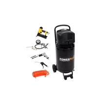 POWERPLUS Sárga álló kompresszor olajmentes (POWX1751) - 1100 W/50 l/black POWERPLUS Sárga álló kompresszor olajmentes (POWX1751) - 1100 W/50 l/black