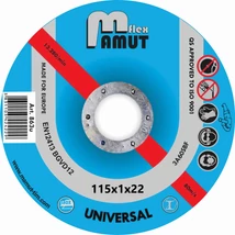 MAMUT TIM VÁGÓKORONG - ECONOMIC-UNIVERZÁLIS/115x1x22 mm