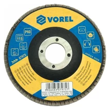 VOREL Lamellás csiszolótárcsa - univerzális/115x22,2/P40