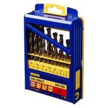 IRWIN Csigafúró készlet Co - 1-10 mm/19 részes IRWIN Csigafúró készlet Co - 1-10 mm/19 részes