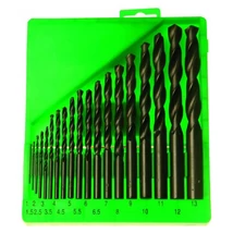 Csigafúró készlet HSS - 1-13mm/19 részes