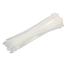 Fehér kábelkötegelő 50 db - 200x3,6 mm