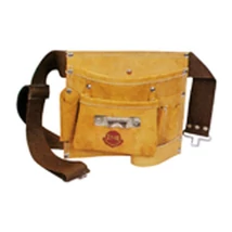 FESTA Ács szerszámos övtáska bőrből - 6 zsebes