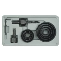 Körkivágó készlet - 11 részes/18-63 mm