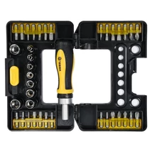 VOREL Multifunkciós csavarhúzó és dugókulcs készlet - 38 részes