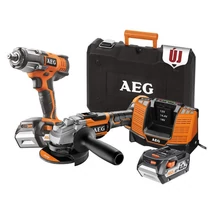 AEG Erőcsomag - BSS18 C12Z LI-402C, BEWS 18-125BL-0