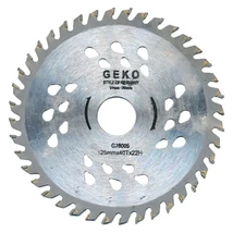 GEKO COOL TCT Fűrésztárcsa fához vídiás - 125x22x40