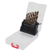 YATO Csigafúró készlet HSS Co - 1-10 mm/19 részes