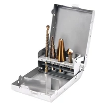 YATO HSS Fúró készlet lépcsős - 4 részes