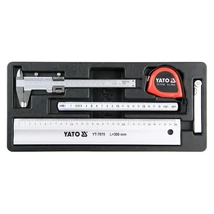 YATO Mérőeszköz készlet - 5 részes (fiókbetét)