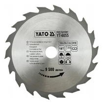 YATO TCT Fűrésztárcsa fához vídiás - 160x2,0x20x18 HW
