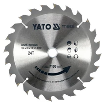 YATO Fűrésztárcsa fához vídiás - 190x2,2x20x24 YATO Fűrésztárcsa fához vídiás - 190x2,2x20x24