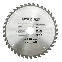 YATO TCT Fűrésztárcsa fához vídiás - 210x2,2x20x18 HW