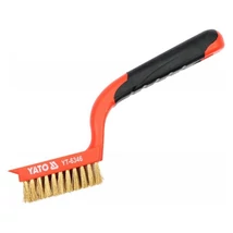 YATO Drótkefe sárgaréz sörtével - 5 soros/180 mm