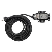 YATO Elektromos hosszabbító 3-as eloszóval 16 A/1,5² H07RN-F, IP44 3G 1,5 - 20 m