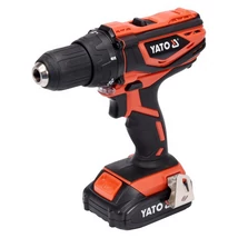 YATO Akkumulátoros fúrócsavarozó (akkumulátor + töltő) - 18 V/2,0 Ah