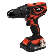 YATO Akkumulátoros ütvefúró-csavarozó japán motorral (akkumulátor + töltő) - 18 V/2,0 Ah