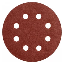 YATO Fíbertárcsa 8 lyukas - 125 mm/P120