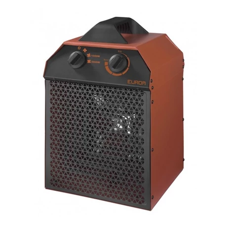 EUROM Hősugárzó ventilátoros (EK DELTA 3000) - 1500/3000 W