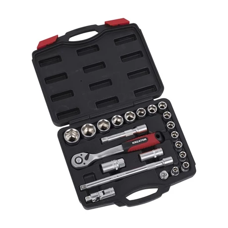 KREATOR Dugókulcs készlet (KRT500118) - 1/2"/22 részes