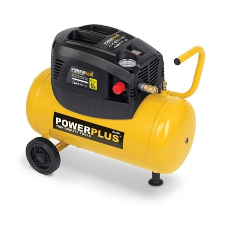 POWERPLUS Sárga kompresszor (POWX1725) - 1100 W/24 l POWERPLUS Sárga kompresszor (POWX1725) - 1100 W/24 l