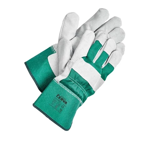CERVA EIDER Védőkesztyű rakodó - zöld/12