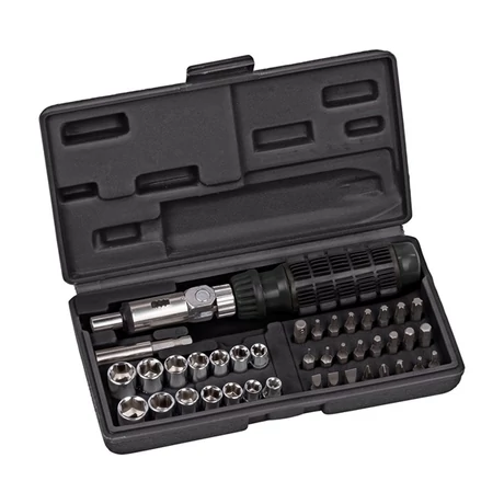 KREATOR Dugókulcs és bit készlet racsnis (KRT500101) - 1/4 "/41 részes